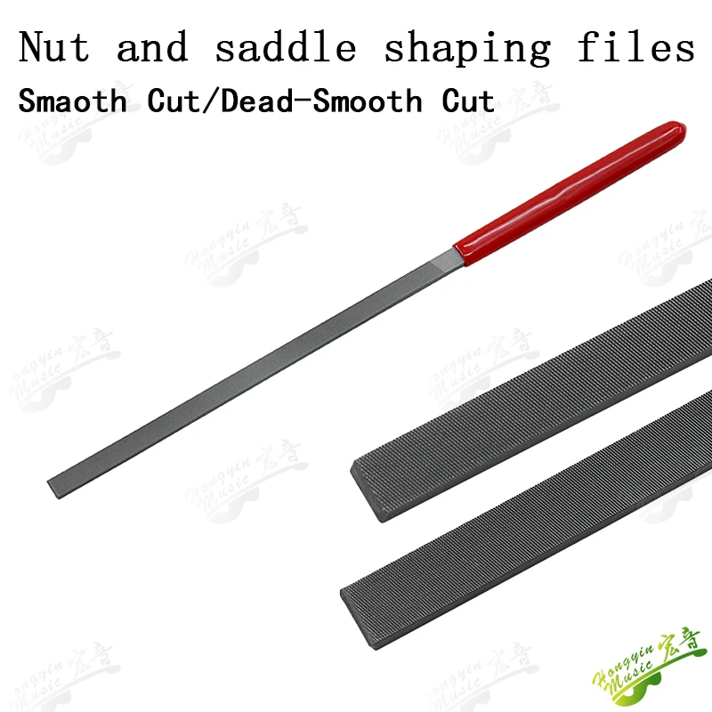 Strumento di servizio di file di molatura della corona del filo della tastiera della chitarra acustica elettrica Punzonatura dello strumento di servizio di livellamento del file curvo