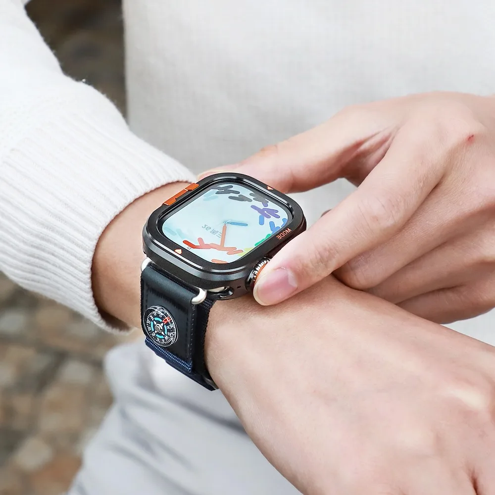 Metal Case for Apple Watch Ultra 2 49mm 46mm Protector WatchCase Aluminum Cover Bumper Frame for IWatch Series 10 9 8 7 6 5 4 SE