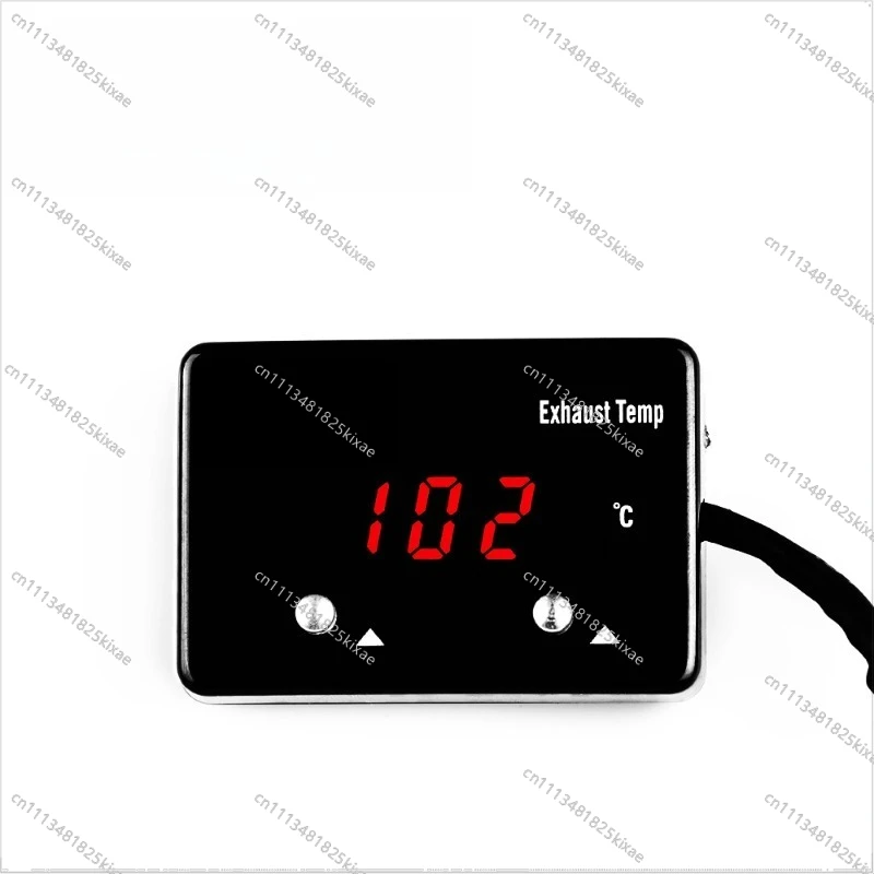For Modified Cars and Motorcycles 12V Thermometer Electronic Instrument, Waterproof Digital Display with Sensor