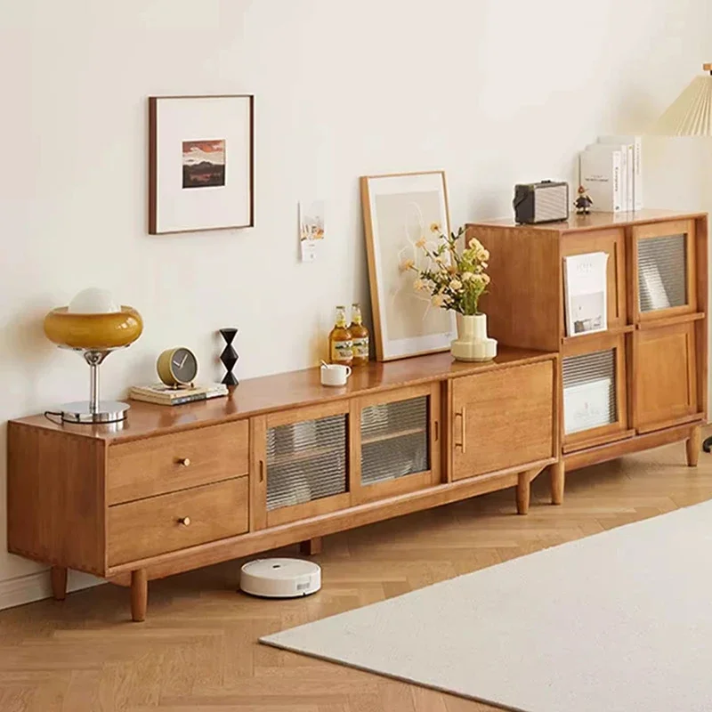 Holz schrank TV-Ständer Medien konsole Einheit Luxus Wohnzimmer TV-Ständer moderne Schlafzimmer Mueble Para Fernseher Wohn möbel