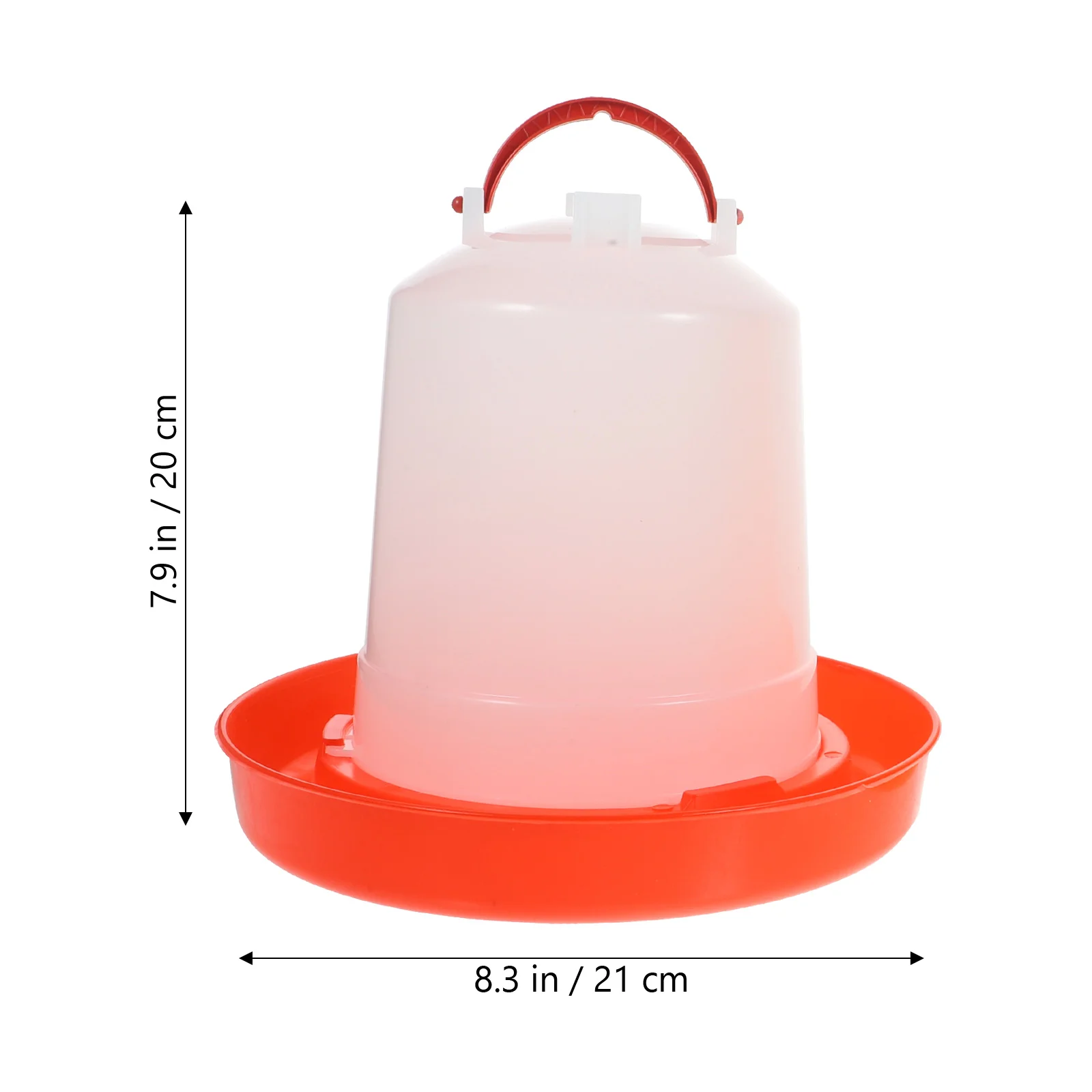 Feeding Water Feeder Goose Bucket Fine Grinding Chicken Poultry Automatic Plastic Household Waterer