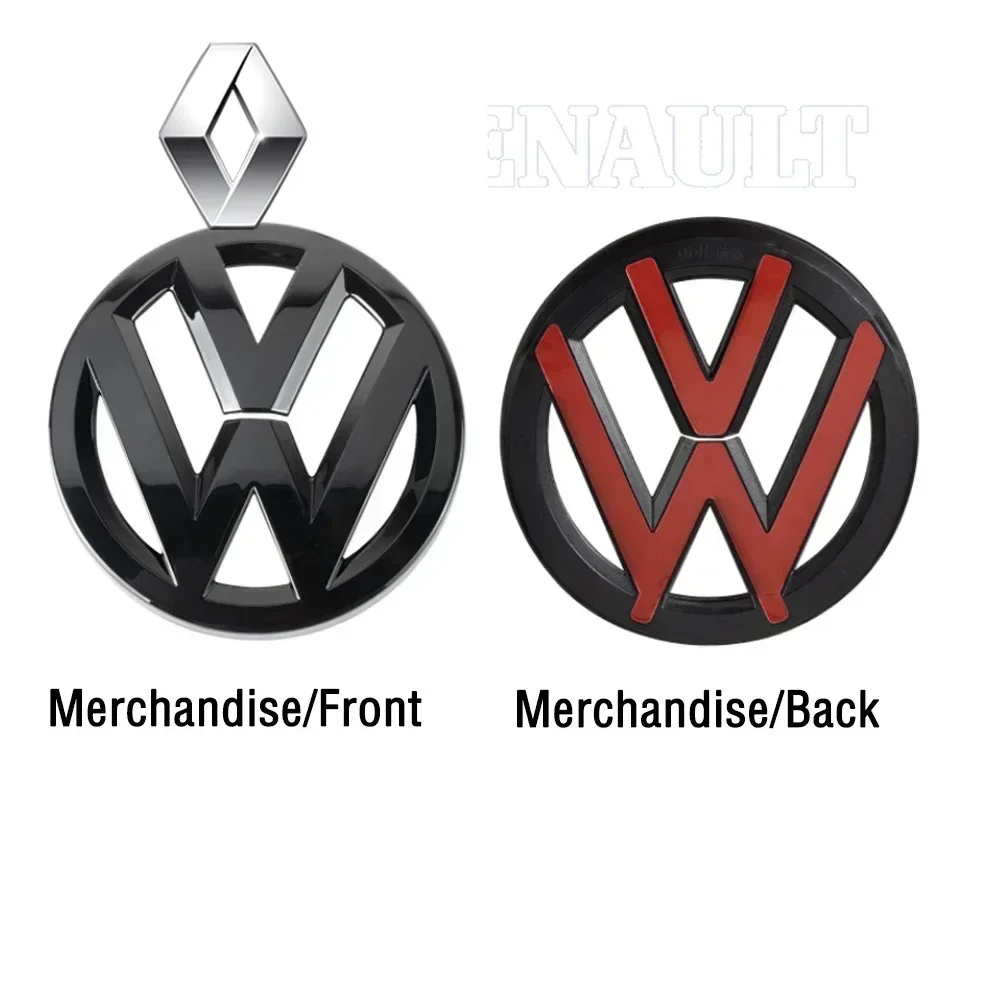 

Car Front Radiator Grille Badge Cover Rear Trunk Lid Sticker For VW Polo Golf MK6 MK7 MK7.5 Scirocco Arteon Touareg Taigo