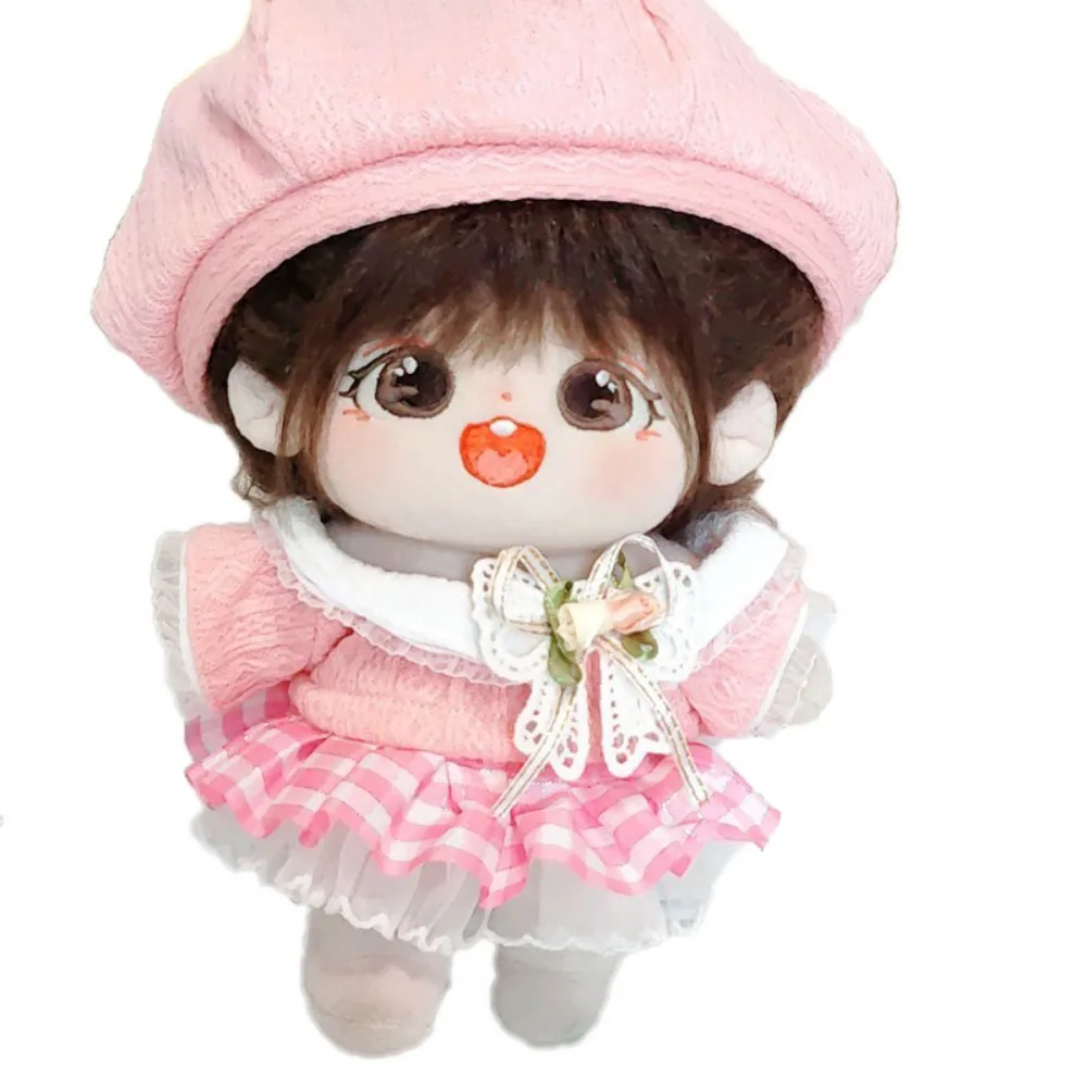 

20CM Doll Clothes Doll Accessories Replacement Outfit Miniature Dress Cap Suit Multicolor Playing House Doll Mini Dress