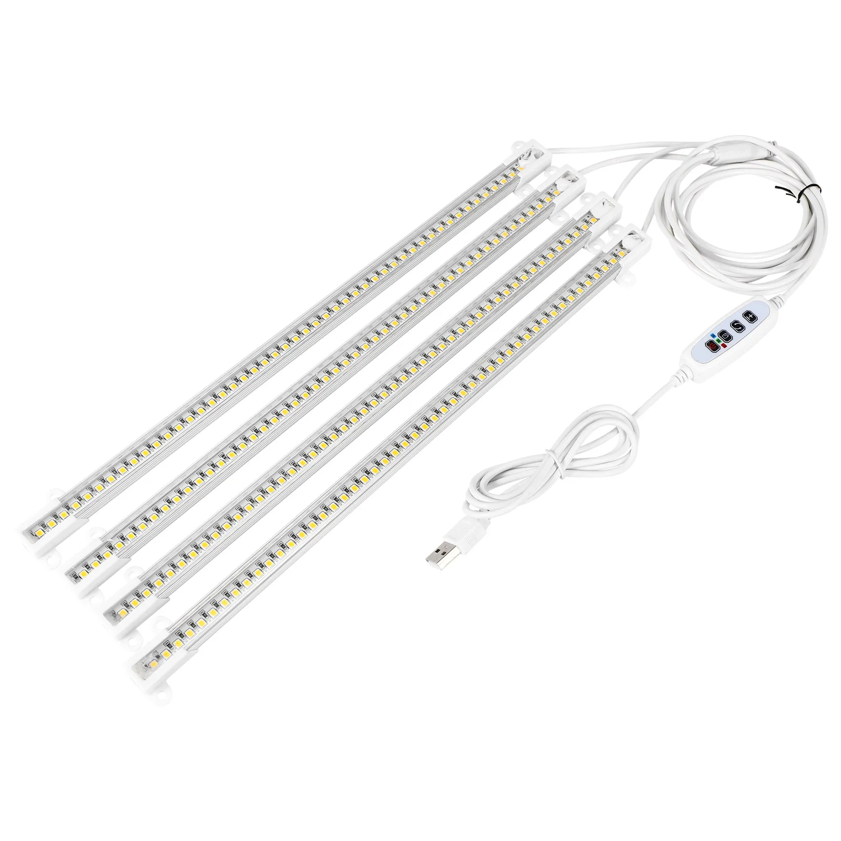 

A33R-LED Plant Grow Light Strips, Full Spectrum Grow Lights For Indoor Plants With Auto On/Off 3/9/12H Timer, 192 Leds