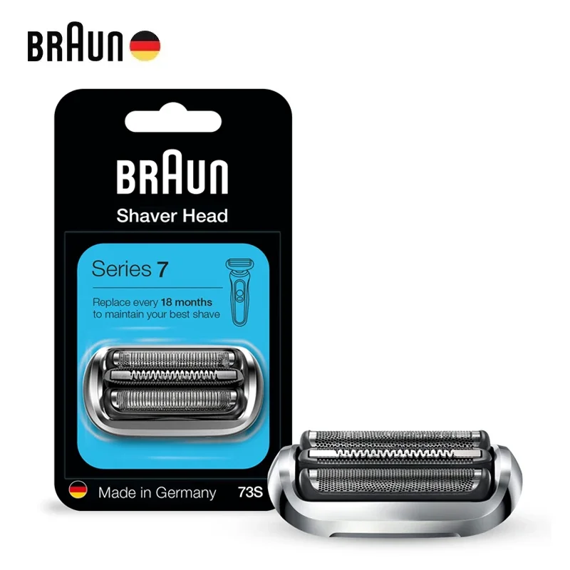 

Braun Shaver Heads 73S Foil & Cutter Replacement Leopard 7 Series Electric Razor Blade Accessories Original Razor Blades