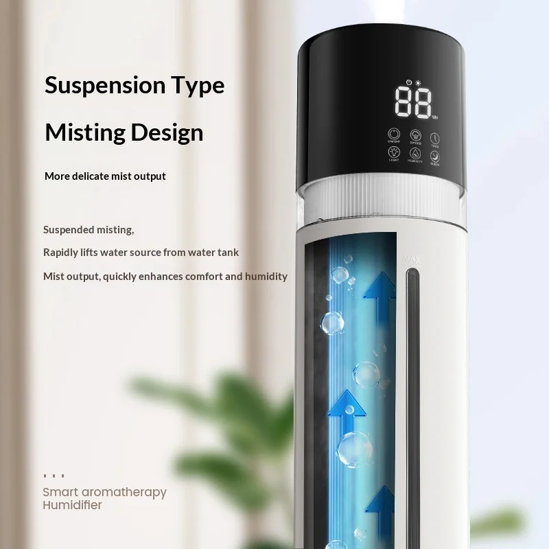 Ultrasonic 6L Floor Humidifier Quiet Smart Touch Large Capacity Auto Off Bedroom Baby Pregnant Safe Home Air Diffuser Home