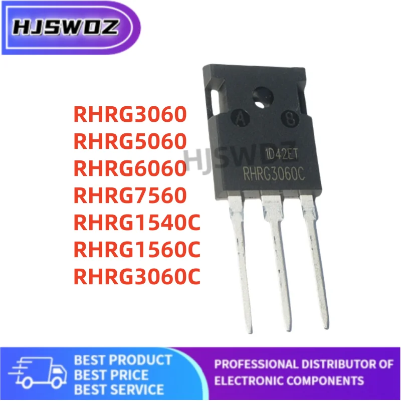 5PCS New RHRG3060C RHRG1540C RHRG3060 RHRG1560C RHRG5060 RHRG6060 RHRG7560 TO-247 Fast recovery diode