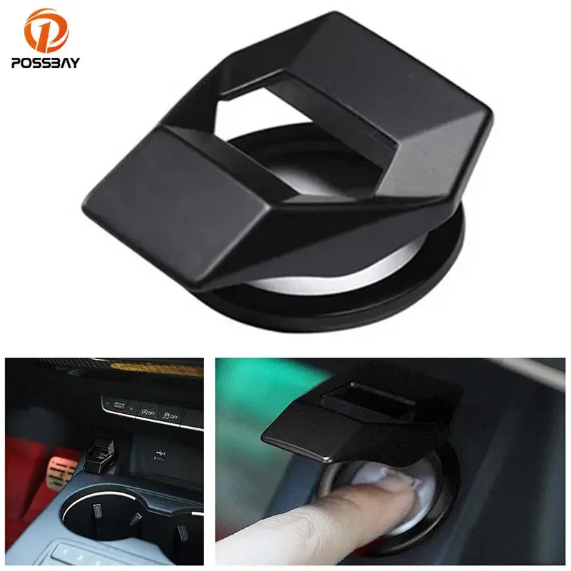 Universal Car Interior Engine Start Stop Push Button Cover Decoration Parts For BMW 스타트버튼시동 Black Auto Inner Styling Accessories