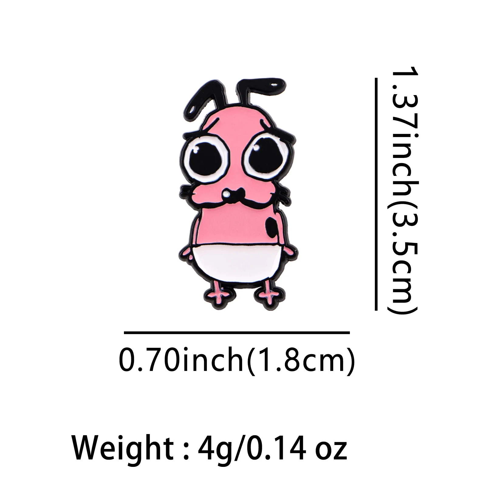 Cartoon Pink Dog Lapel Pins for Backpack Women Men Brooch on Clothes Soft Enamel Pin Badges Bag Pins Jewelry Accessories