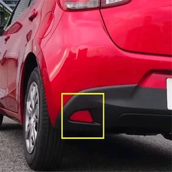 WELKINRY For Mazda 2 Mazda2 Demio DJ DL 2014-2019 Car Tail Rear Fog Lamp Light Warning Safty Signal Reflection Panel Cover Trim