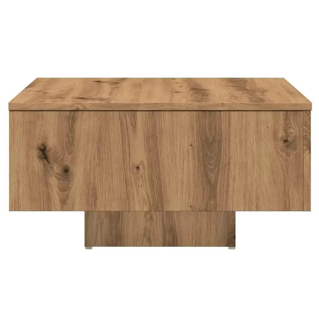 Artisan Oak Engineered Wood Coffee Table Modern Design Living Room Furniture Stylish Home Decor