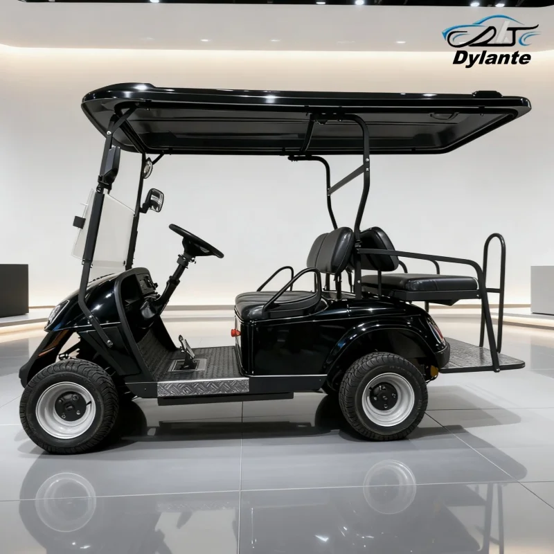 

Высококачественный электрический самоходный автомобиль, различные стили, тележка для гольфа, двигатель 5000 Вт, 4-местная электрическая тележка для гольфа с литиевой батареей 60 В