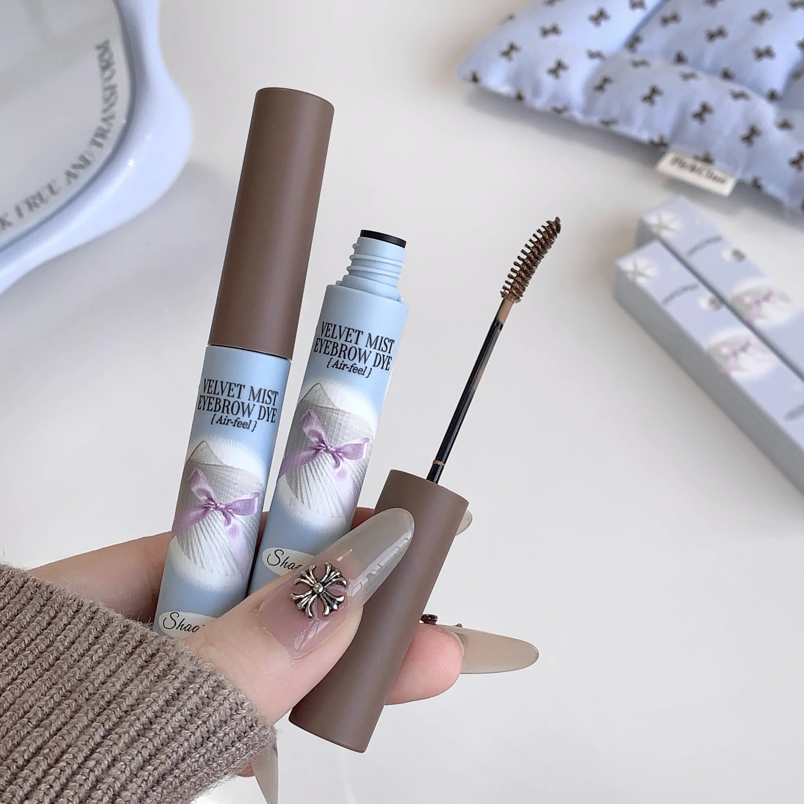 لطيف الطبيعية ضباب الحاجب محسن صبغ هلام تينت ماسكارا SHAQINUO طويلة الأمد سريعة الجافة الصباغة الحاجب الوشم تينت الحاجب ماكياج