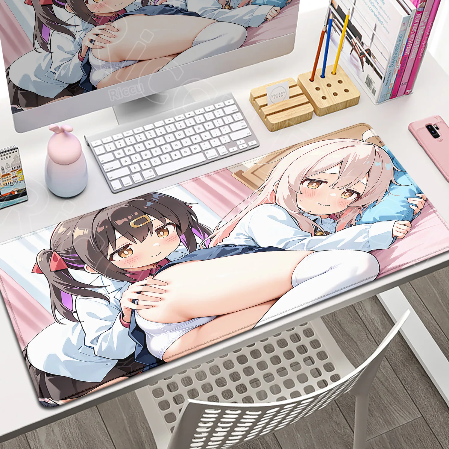 

HD Printing Anime Girl Oyama Mahiro Mouse Pad Large Non-slip Rubber Mousepad Computer Keyboard Pad Gamer PC Accessories Desk Mat