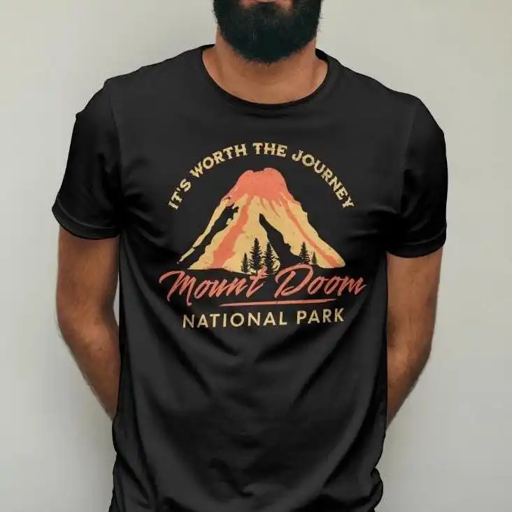 Mount Doom National Park Funny Shirt, Great Unisex Fan Gift for Lovers of The Books or Movies, Mordor T-shirt