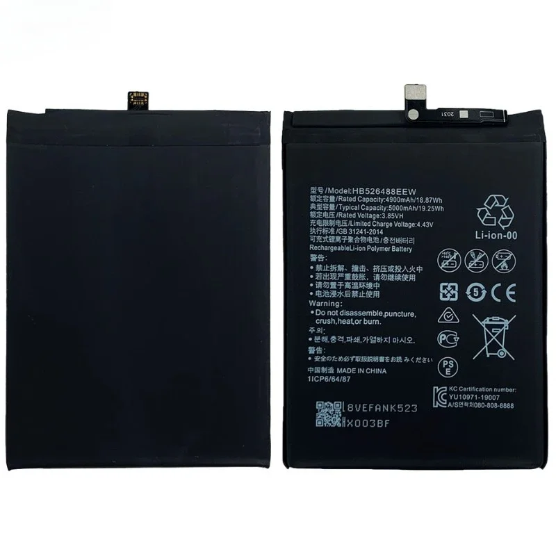 HB526488EEW for Huawei P Smart 2021/Y7A/Honor 10X Lite Phone Battery  High Quality High Capacity Replacement Bateria with Tools