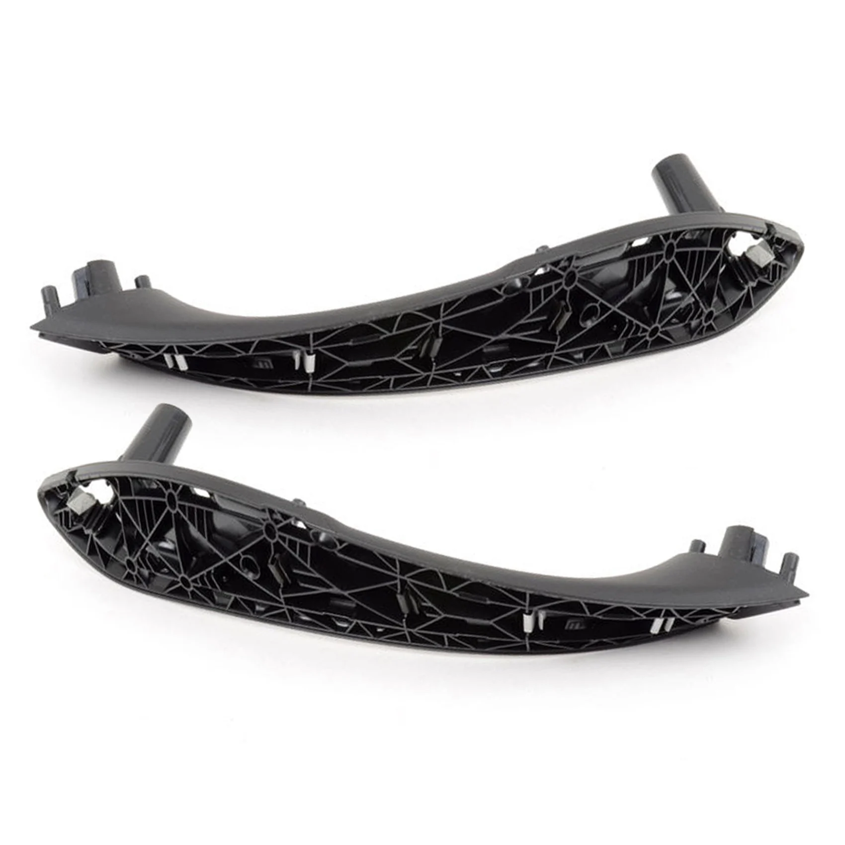 

A30M-2 Pair Car Accessories: 1 Pair Black Front Left/Right Car Inner Door Handle & 1 Pair Front Hood Kidney Grille
