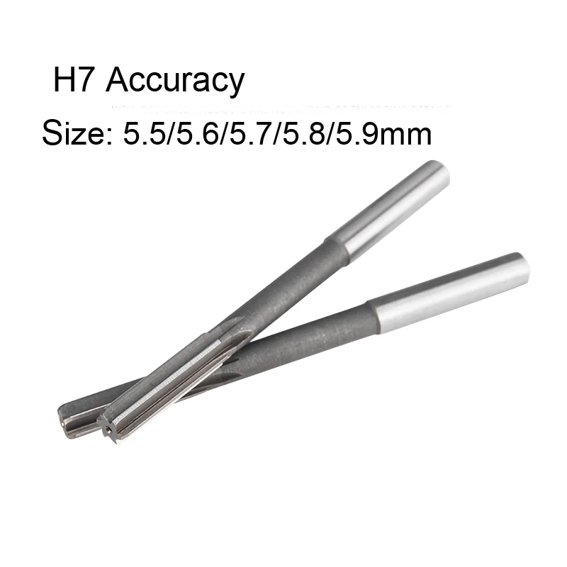 1Pc H7 Accuracy Chucking Reamer Non-standard Straight Shank Machine Reamers 5.5-5.9mm