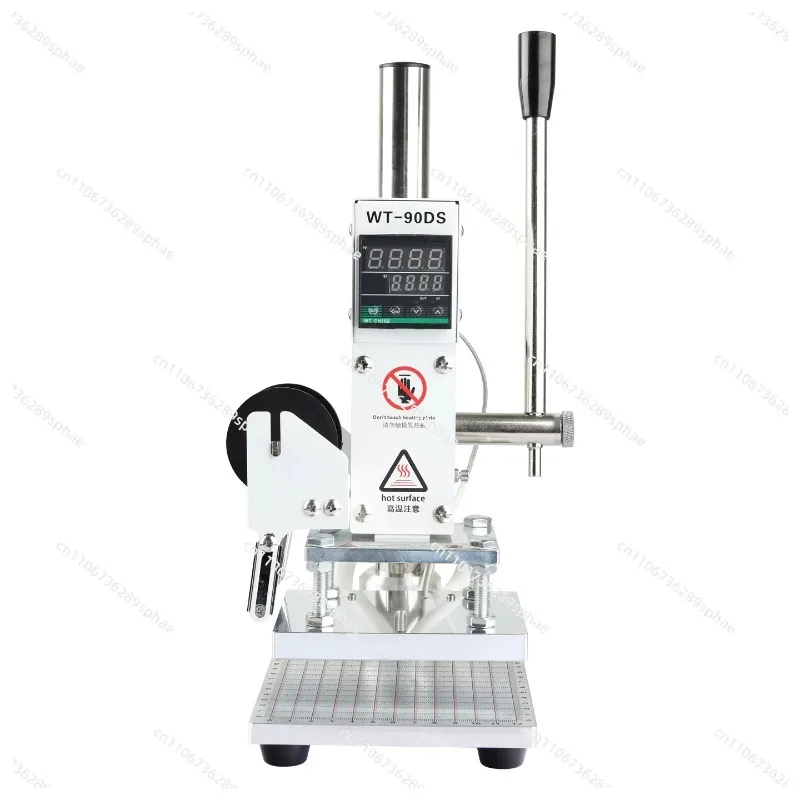 Automatic Hot Foil Stamping Machine Manual Digital PVC Card Book Leather Paper Wood Custom Embossing Heat Press Machine