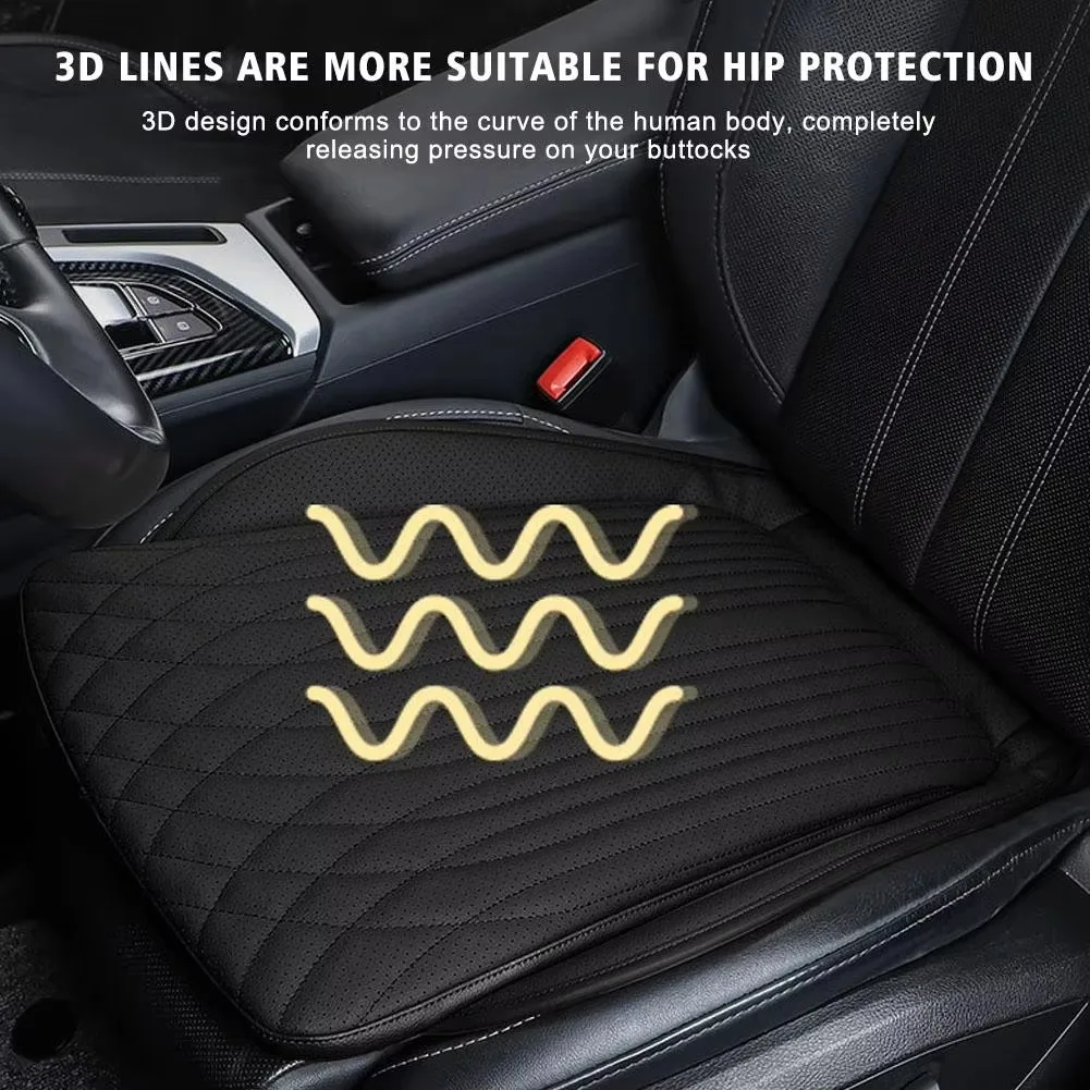 New Front Car Seat Cover PU Leather Cars Seat Cushion Protector Automobiles Universal Mat Chair Seat Car Auto Pad Accessories view 4
