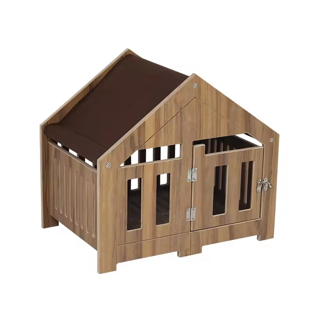 

Large Modern Pets Wooden Houses Dog Cage House Furniture Solid Wood Dogs Kennel Cages