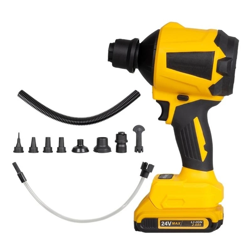 

40JE 450W Cordless Dust Blower with Brushed and Brushless Motor Options Electric Handheld Leaf Blower Dust Fan Duster Tool
