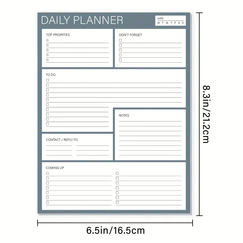 Weekly Meal Planner Pad Meal Planner Notepad For Organized Weekly Tear-Off Grocery Checklist For Convenient Shopping