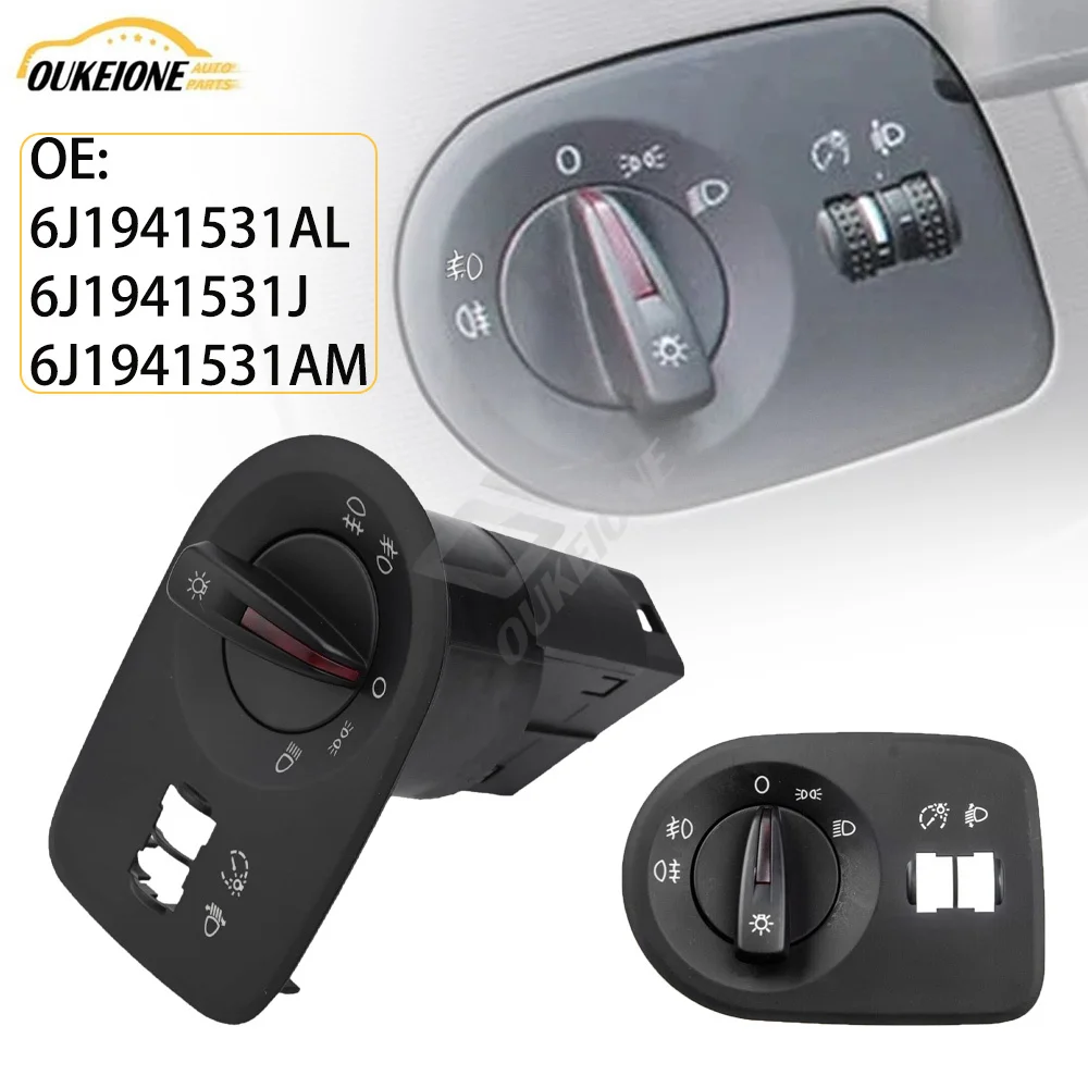 

Car Accessories Fog Light Headlight Light Switch Control Button 6J1941531AL for Seat for Ibiza 2009-2015 6J1941531J 6J1941531AM
