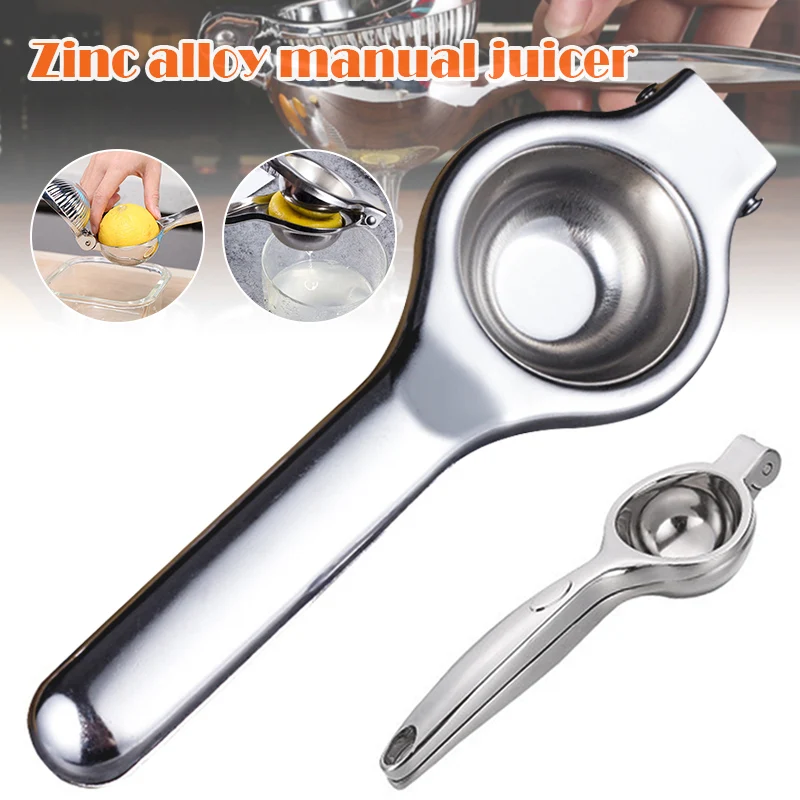 Stainless Steel Lemon Squeezer Manual Citrus Orange Juicer Hand Press  Portable Fruit Tool  Gadget Solid and Durable