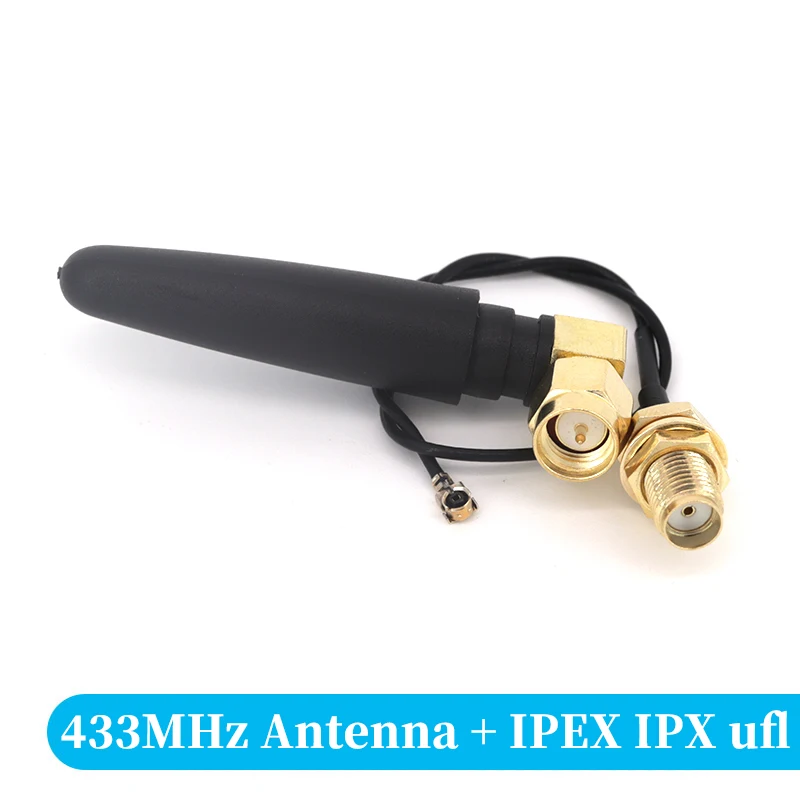 433MHz Antenna + IPX  ufl. Pigtail Cable 1.13 Lora Lorawan 3dbi GSM Antennas 433 MHz Directional Antenne SMA Male Connector