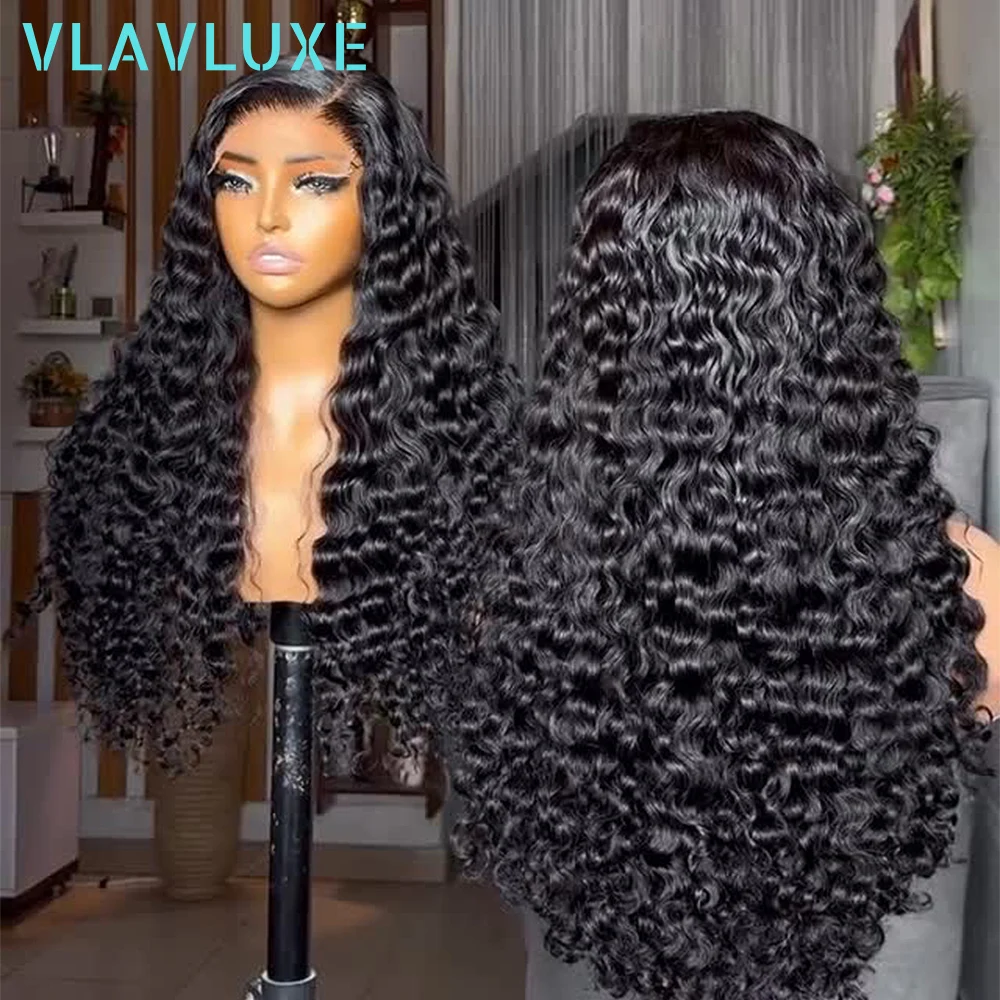 

Deep Wave 400 Density 13x4 HD Lace Frontal 30 32 Inch Wig Human Hair Preplucked Wigs Glueless 13X6 Hd Transparent Lace Front Wig