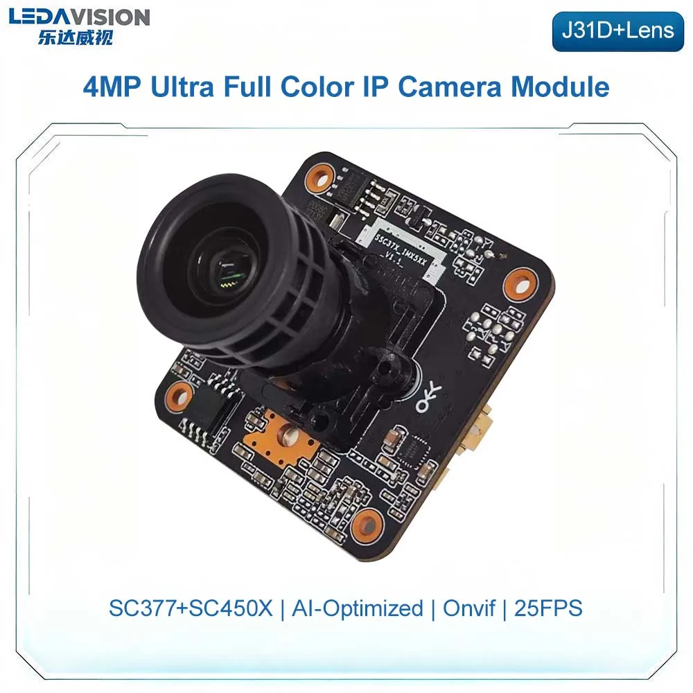 j31d-ultra-full-color-4mp-ip-camera-module-24g-5g-dual-band-wifi-max-512gb-tf-card-optional-4g-wifi-black-light-imaging-board