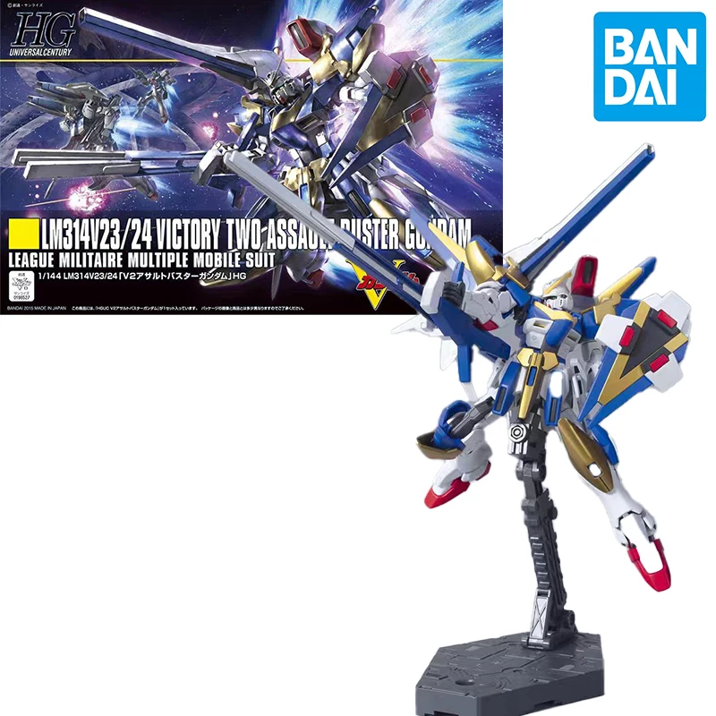 

Bandai Gundam Authentic Hguc 1/144 Lm314v23/24 Victory Two Assault Buster Gundam Assembly Model Kit Gift Toy Action Figure Model