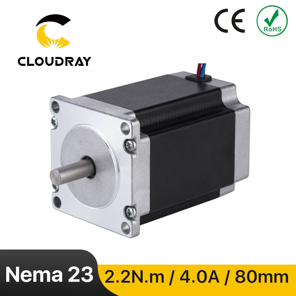 

Nema 23 Stepper Motor Driver 57mm 2 Phase 220Ncm 4A Stepper Motor 4-lead Cable for 3D printer CNC Laser Grind Foam Plasma Cut