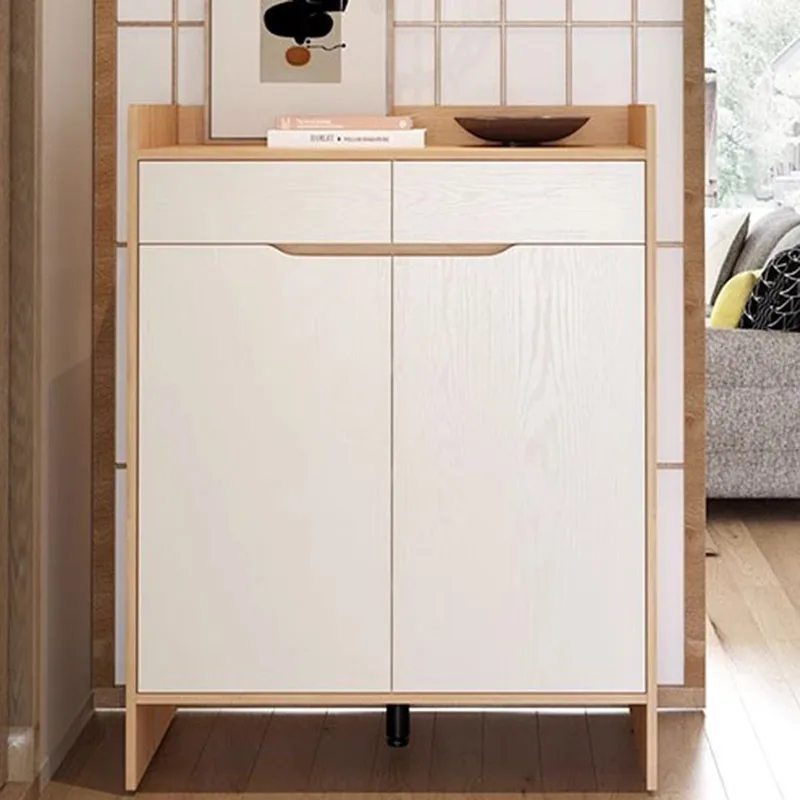 

Wooden Kitchen Shoe Cabinet Space Saving Plant Tower Luxury Designer Shoe Shelf Italian Minimalist Gabinete Salon Furniture