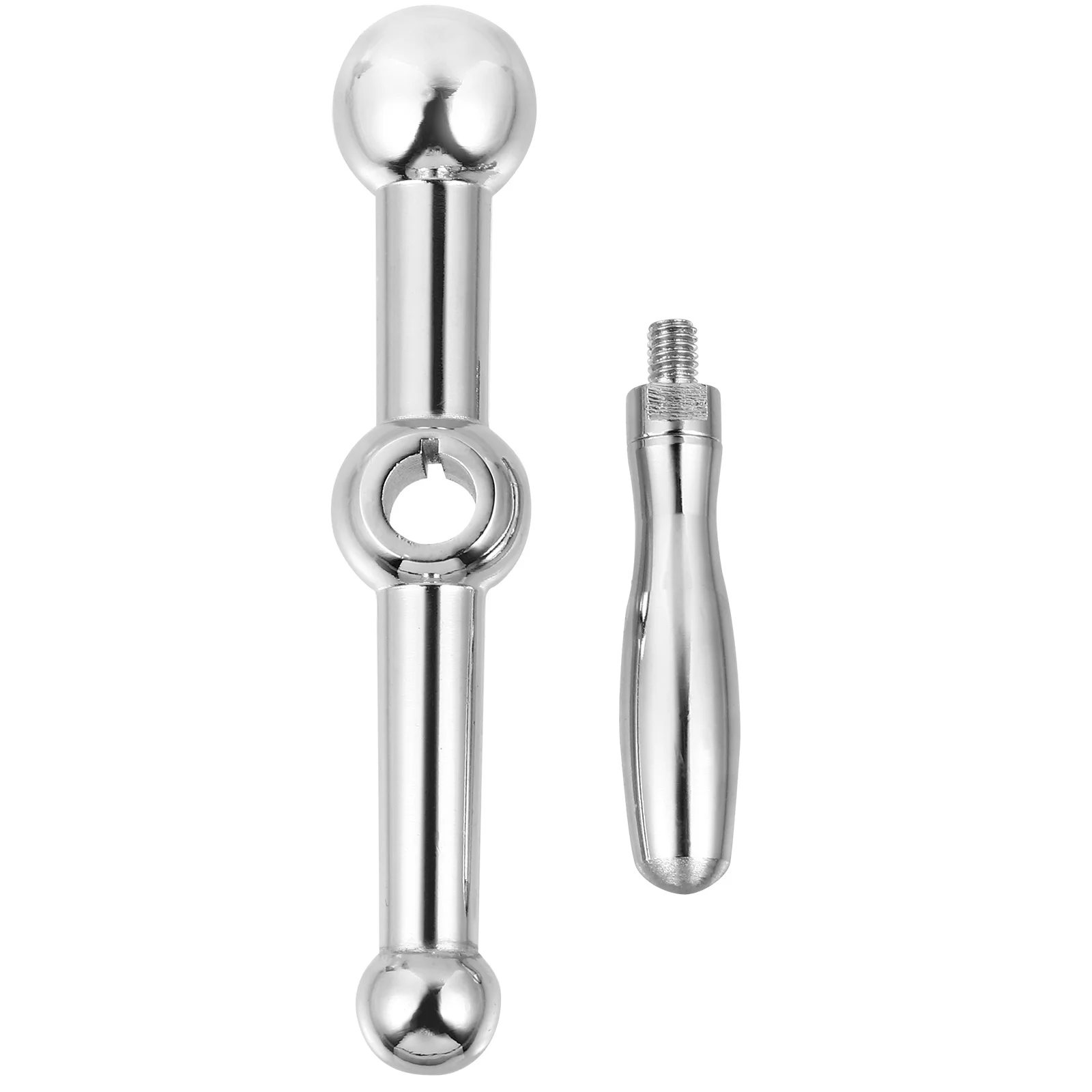 1Pcs Three Ball Crank Handle Durable Iron Milling Machine Table Handle Easy Install Practical Milling Machine Part