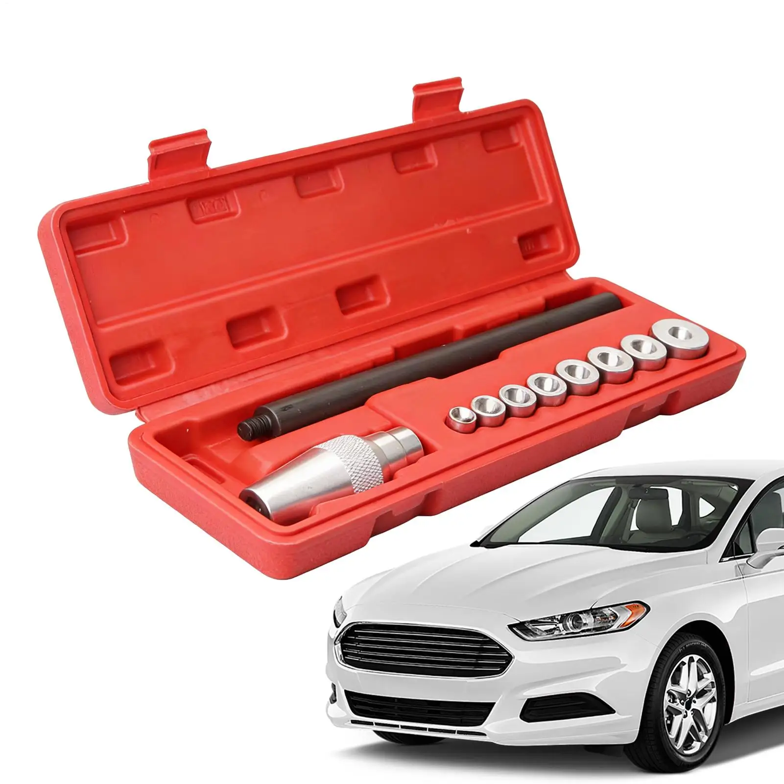 

10 Pieces Universal Clutch Alignment Tool Portable Precise Hole Alignment Tool Kit Clutch Hole Corrector Car Maintenance Tool