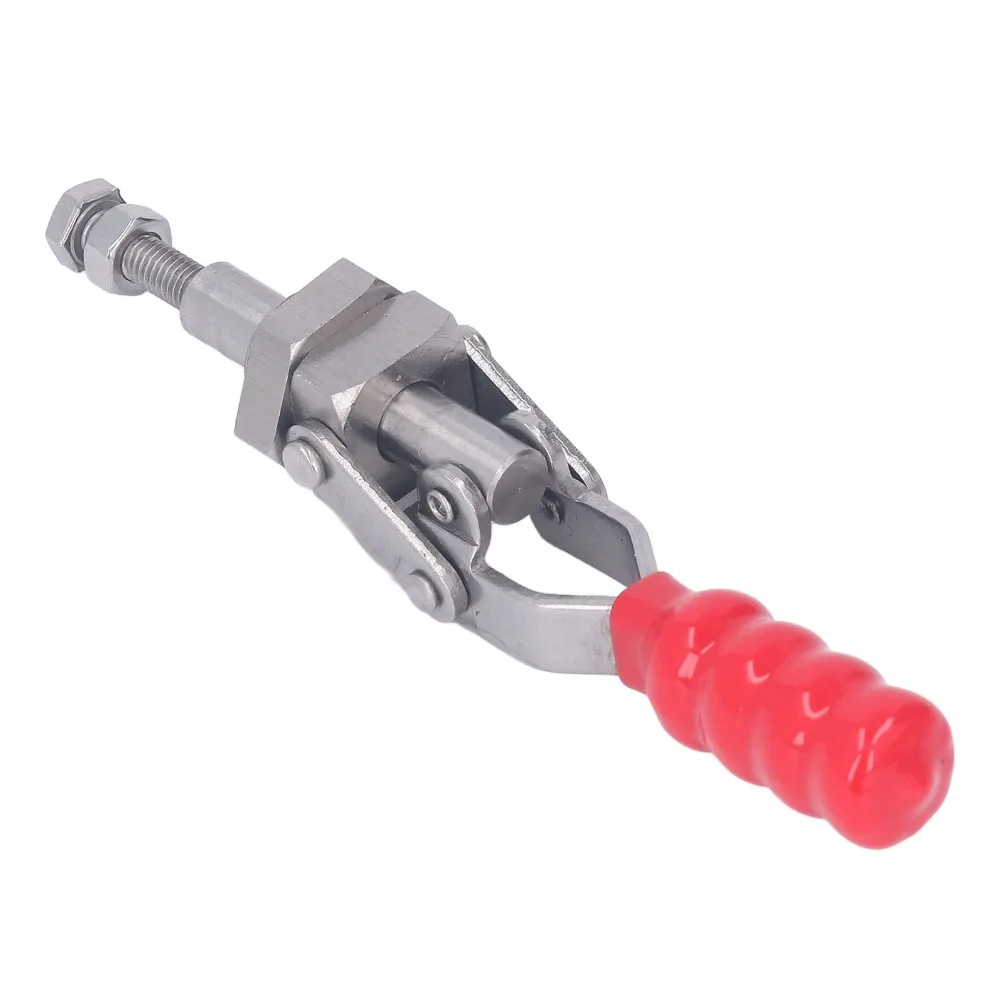 200lbs Push Pull Toggle Clamp 20mm Stroke 90kg Holding Capacity Plunger Stroke Toggle Clamp GH-36202 Toggle Holding Clamp Tool