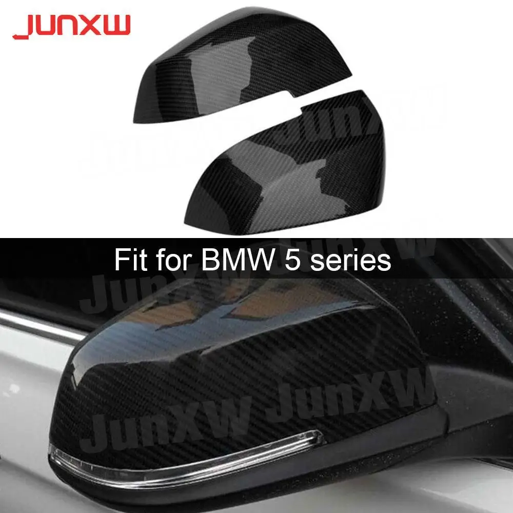 

2pcs /SET Carbon Fiber Mirror Cover Rearview Side Mirror Cap for BMW 5 series F10 F11 F18 GT F0 6 series 7 series F01 F02