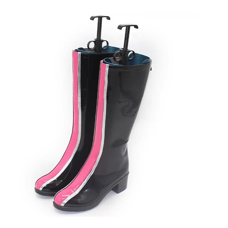 게임 Huntrix 루미 코스프레 부츠 애니메이션 영화 K-pop 악마 헌터 코스프레 신발 할로윈 파티 역할 놀이 플랫폼 신발