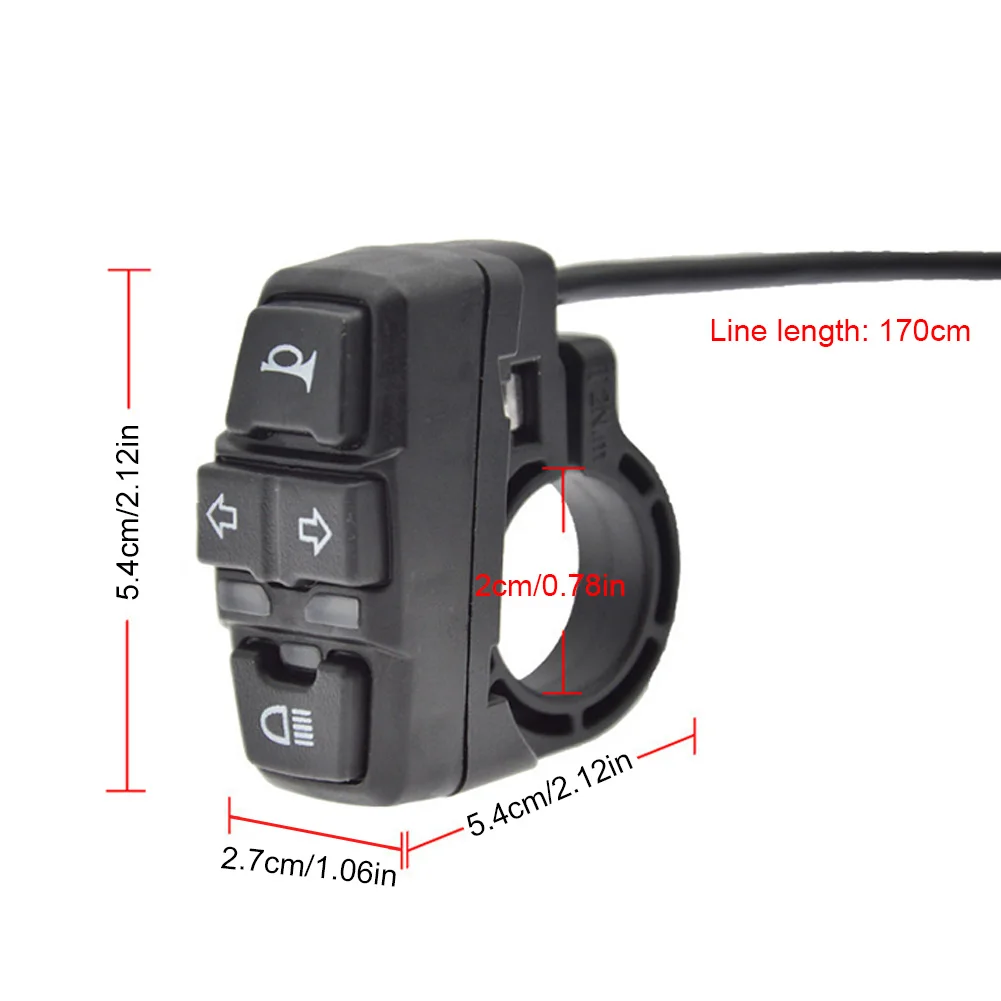 

Комплект переднего тормоза и заднего фонаря Ebike, звуковой переключатель фар, энергосбережение, простая установка, аксессуары для электрического велосипеда