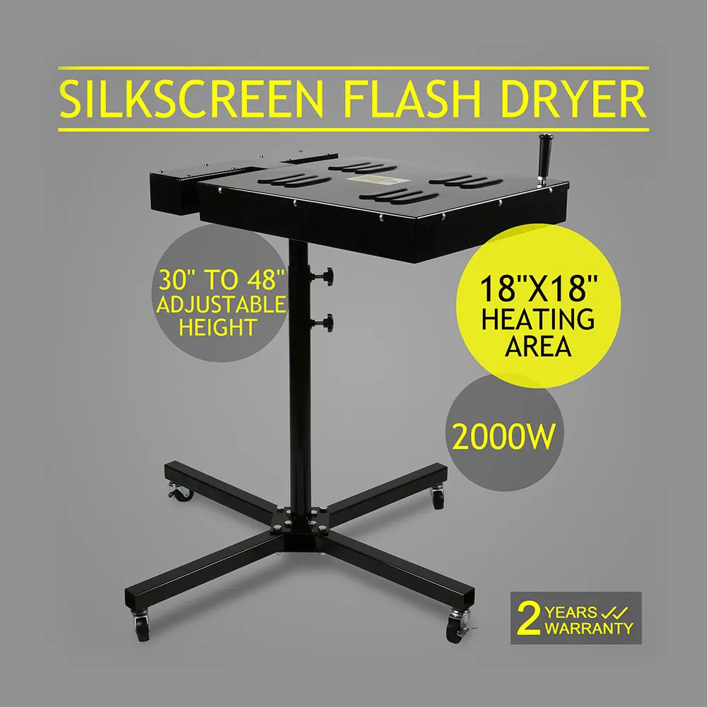 Imagem -02 - Flash Dryer Silk Screen Printing Equipment T-shirt Cura 18 x 18