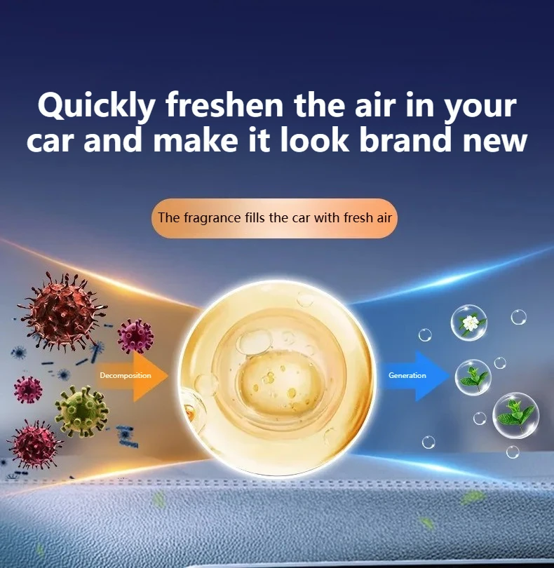 Cute Robot Smart Car Aroma Diffuser Car Air Outlet Fragrance Air Purifier Car Interior Decor Gift Electric Air Freshener