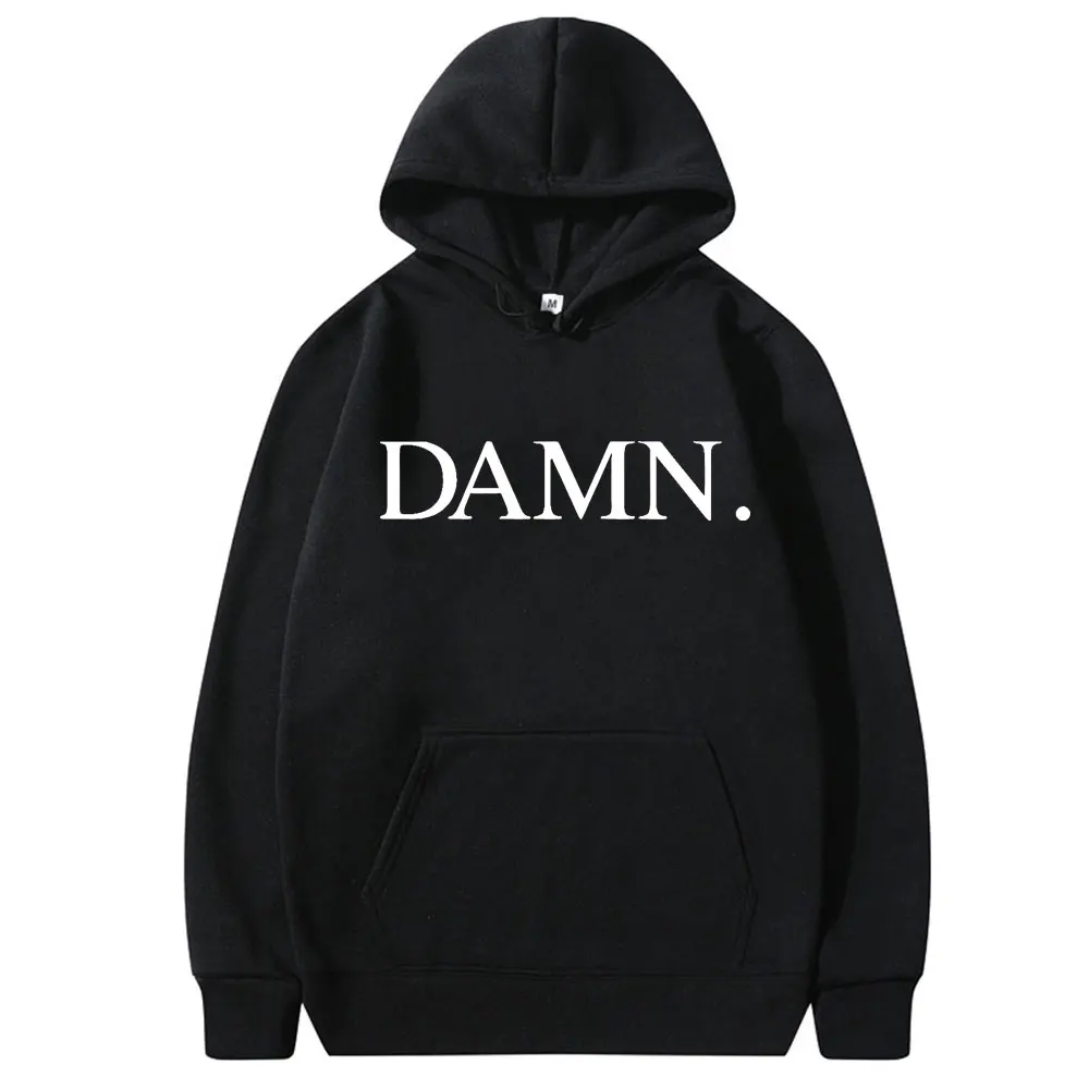 

Rapper Kendrick Lamar DAMN Same Graphic Hoodie Men Women Fashion Hip Hop Oversized Streetwear Men's Vintage Cotton Sweatshirt
