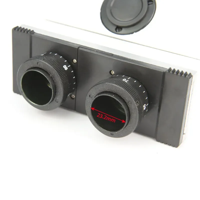 Imagem -02 - Metal Microscópio Biológico Cabeça Monocular Binocular Trinocular Cabeça Microscópios de Ensino Wf10x Wf16x Ocular