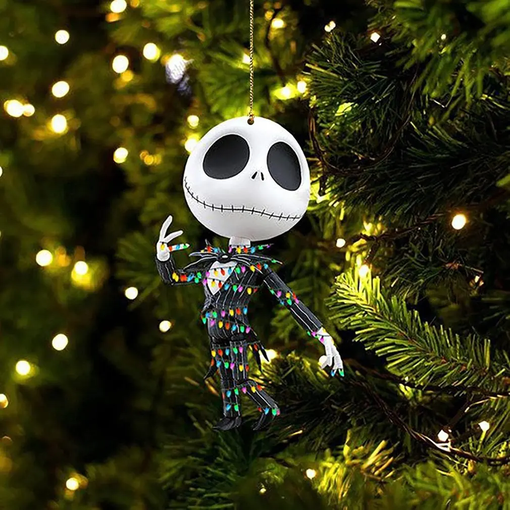 Hanging Ornaments Halloween Characters Acrylic Festive Atmosphere Layout Christmas Tree Decoration Pendant