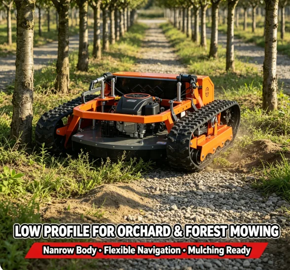 High-output Shock-resistant Compact Lawn Mower Turf Mower Ranch Mower