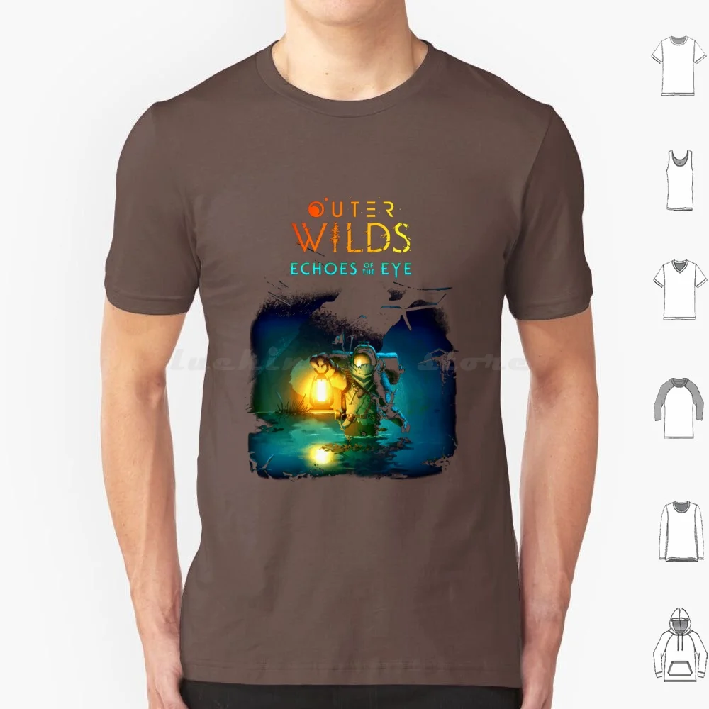 A Cold Day In July T Shirt Big Size 100% Cotton Outer Wilds Space Outer Wilds Nomai Game Video Game Dark Bramble Solar System