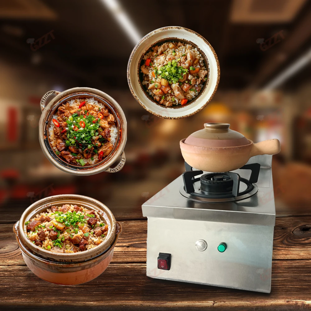 GZZT SPC Electric Claypot Rice Cooker Precise Temperature Control Claypot Rice Cooking Maker 2KW Power Stable Heating Cooker