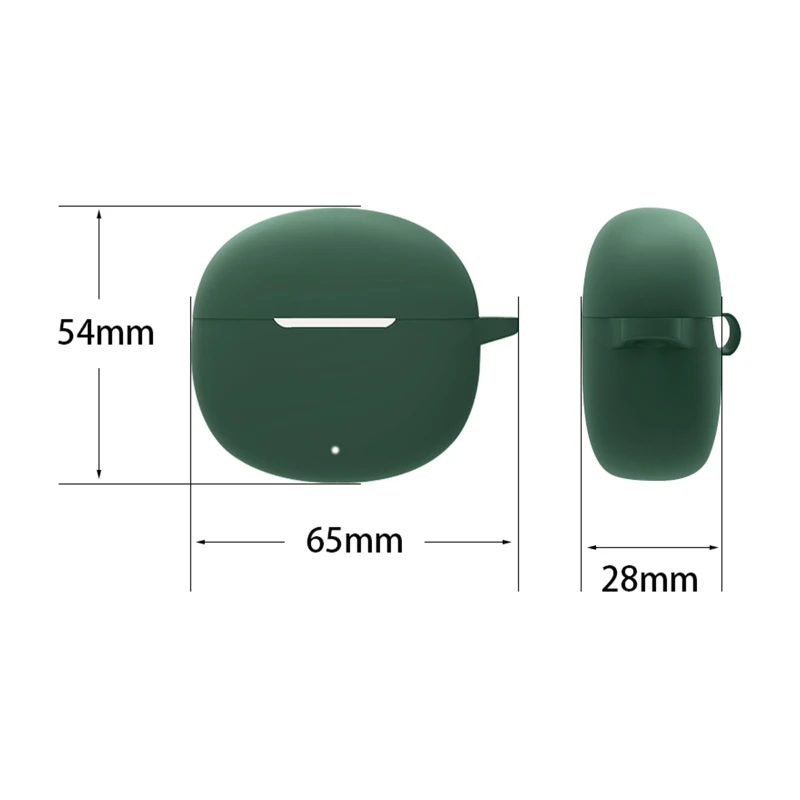 สำหรับ QCYT20 หูฟังสำหรับเปลือกกันกระแทก Anti-Scratch ป้องกันกรอบแขนล้างทำความสะอาดได้ที่อยู่อาศัยกันฝุ่นสำหรับกรณี